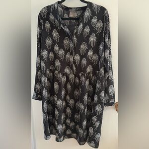 Ichi black and white dress size XL